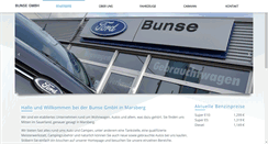 Desktop Screenshot of bunse-marsberg.de