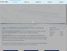 Tablet Screenshot of bunse-marsberg.de